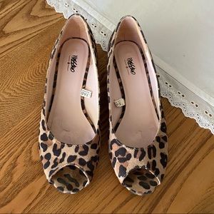 Mossimo for Target Leopard Print Wedges